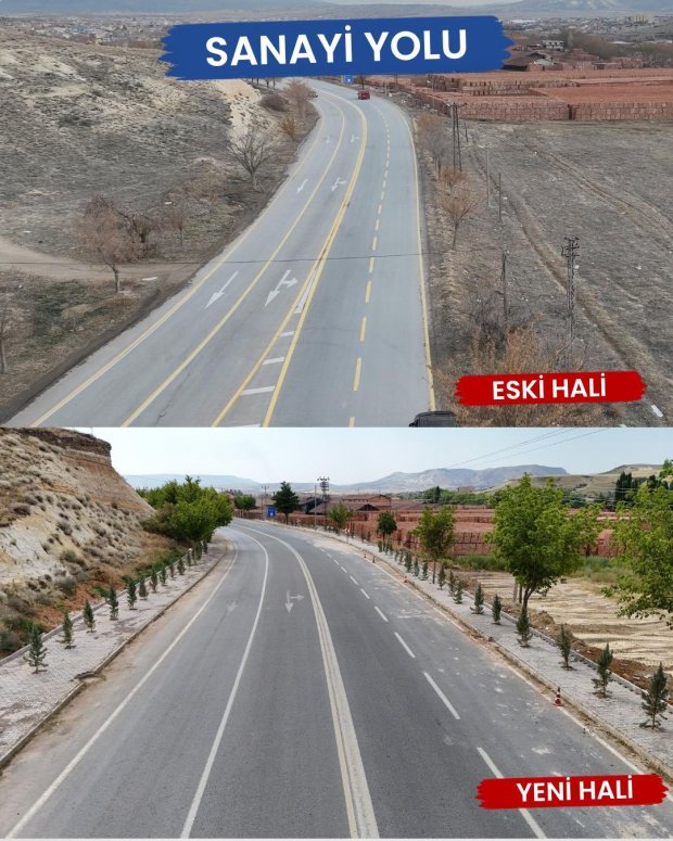 SANAYİ YOLU GİRİŞİMİZ DAHA MODERN VE ESTETİK BİR GÖRÜNÜME KAVUŞUYOR