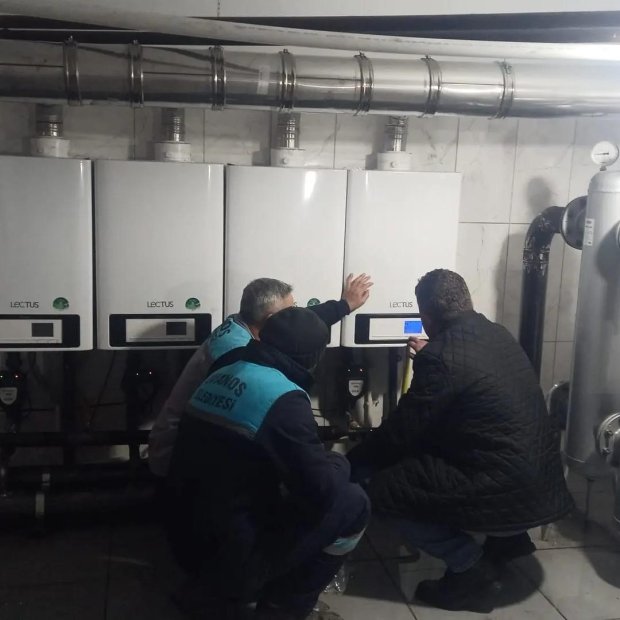 Belediye Hizmet Binamız Doğalgaz Kombi Sistemine Geçişi Gerçekleşti.
