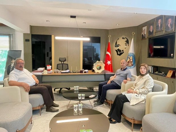 REŞADİYE BELEDİYE BAŞKANI SAYIN ERGÜL ÜNAL'DAN BELEDİYE BAŞKANIMIZA ZİYARET