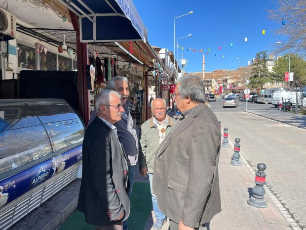 PAZAR GÜNÜ SAHADA İŞ KONTROLÜ VE VATANDAŞLARLA GÖNÜL SOHBETİ