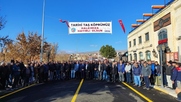 Tarihi Taş Köprü'müz Trafiğe Açıldı.