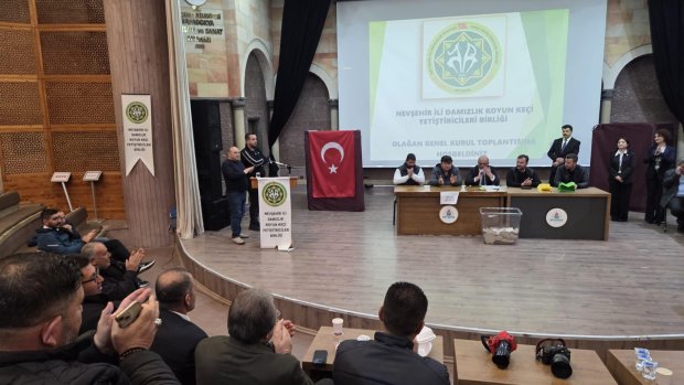 Belediye Başkanımız Sayın Mustafa Kenan Sarıtaş, Nevşehir İli Damızlık Koyun Keçi Yetiştiricileri Birliği Olağan Genel Kurul Toplantısı’na katıldı.