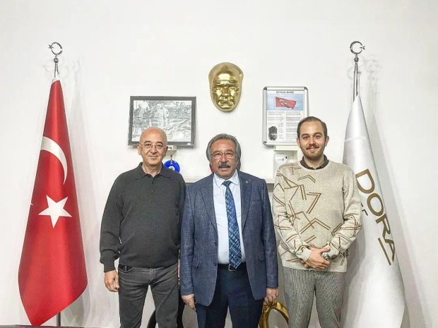 Belediye Başkanımız Mustafa Kenan SARITAŞ, Avanoslu Hemşehrimiz Mustafa TAŞKIN ve oğlu Cemal TAŞKIN' ı ziyaret etti.