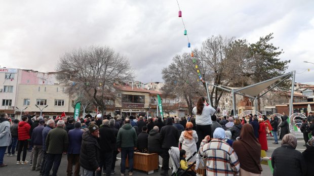 FİLİSTİN’E DESTEK YÜRÜYÜŞÜNDE AVANOS TEK YÜREK OLDU
