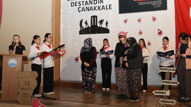 18 Mart Şehitleri Anma Günü ve Çanakkale Deniz Zaferi anma programı düzenlendi.