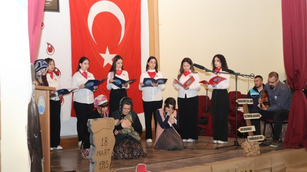 18 Mart Şehitleri Anma Günü ve Çanakkale Deniz Zaferi anma programı düzenlendi.