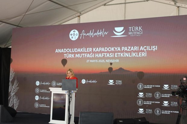 Cumhurbaşkanımız Sayın Recep Tayyip Erdoğan'ın eşi Sayın Emine Erdoğan Hanımefendi ilimize gelerek "Anadoludakiler Kapadokya Pazarı Açılışı ve Türk Mutfağı Haftası Etkinlikleri"ne katıldı.