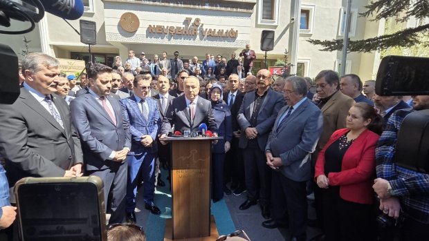 EMNİYET GENEL MÜDÜRLÜĞÜ GÖREVİNE ATANAN NEVŞEHİR VALİMİZ SAYIN ALİ FİDAN İÇİN UĞURLAMA PROGRAMI DÜZENLENDİ