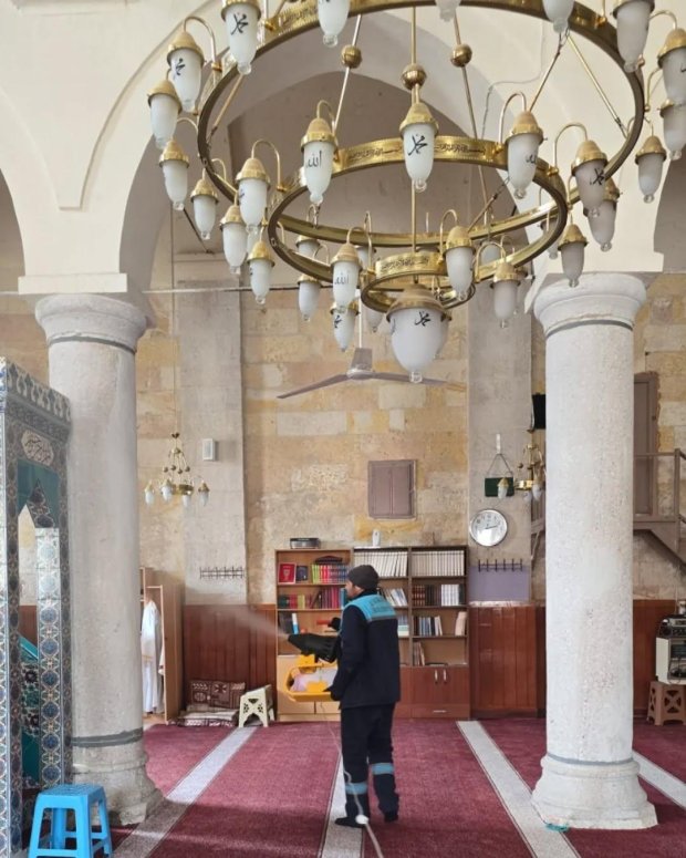 Ramazan Ayı Öncesinde Camilerimizde Kapsamlı Temizlik Çalışması Yapıldı