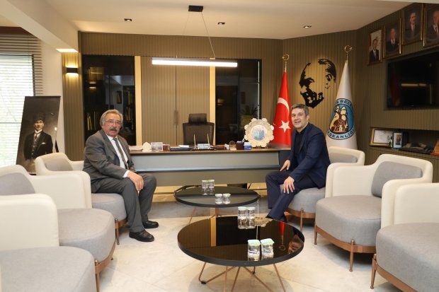 KAPADOKYA ALAN BAŞKANI SAYIN AYDIN CEM ASLANBAY’DAN BELEDİYE BAŞKANIMIZ SAYIN MUSTAFA KENAN SARITAŞ’A ZİYARET