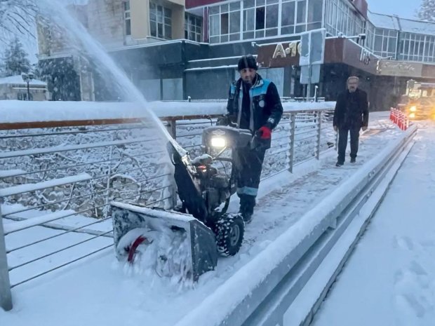 Hemşehrilerimizin ulaşım güvenliği için tüm ekiplerimizle sahadayız.