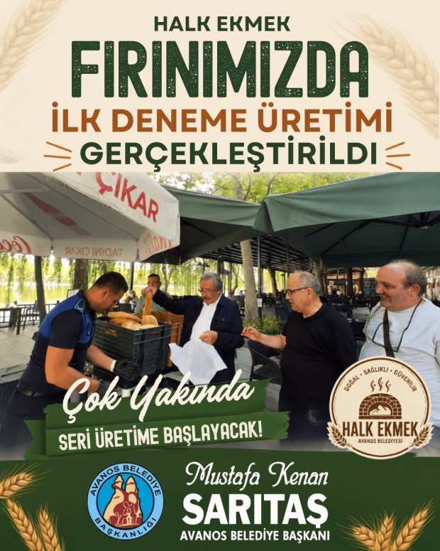 HALK EKMEK FIRINIMIZDA DENEME ÜRETİMİ GERÇEKLEŞTİRİLDİ
