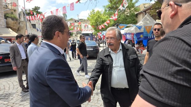 MUSTAFAPAŞA BELEDİYE BAŞKAN ADAYI SAYIN MUSTAFA ÖZER’E DESTEK ZİYARETİ