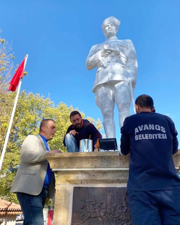 Atatürk Anıtımızın Bakım ve Onarımı Yapıldı