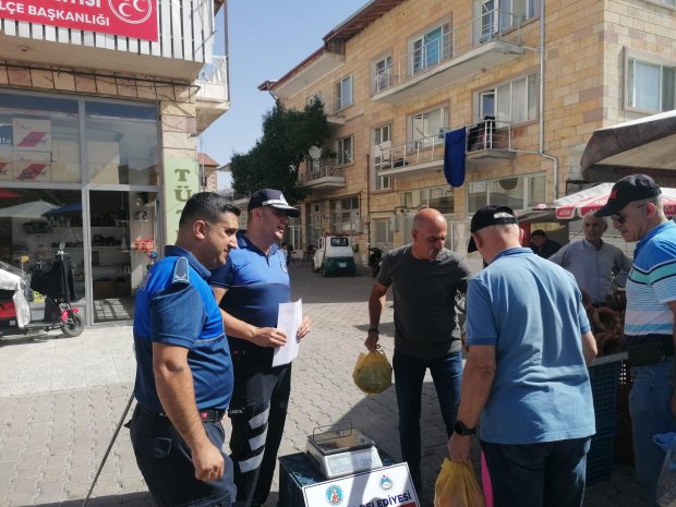Zabıta Müdürlüğü Tarafından Pazaryerinde Tartı Kontrol Noktası Oluşturuldu