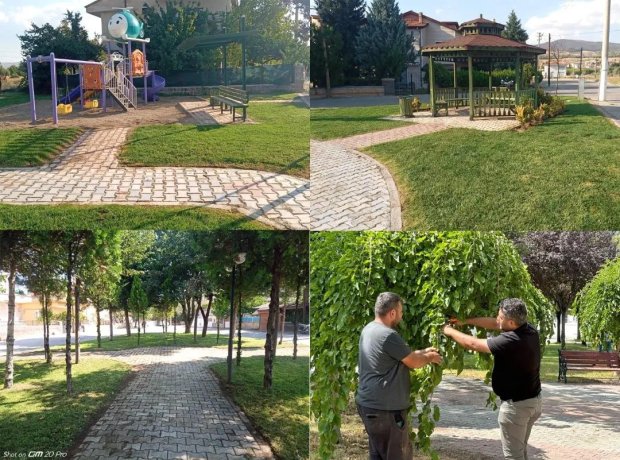 Destek Hizmetleri Müdürlüğü ekipleri, ilçemiz genelinde çocuk parklarının, yeşil alanların bakım ve onarım çalışmalarını aralıksız sürdürüyor.