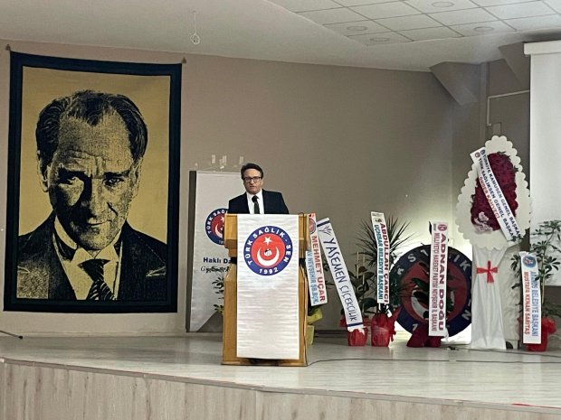 Belediye Başkanımız Sayın Mustafa Kenan Sarıtaş, Türk Sağlık-Sen Türkiye Sağlık ve Sosyal Hizmetleri Kamu Görevlileri Sendikası Nevşehir Şube Başkanlığı’nın 8. Olağan Genel Kuruluna katıldı.