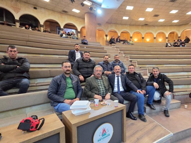 Belediye Başkanımız Sayın Mustafa Kenan Sarıtaş, Nevşehir İli Damızlık Koyun Keçi Yetiştiricileri Birliği Olağan Genel Kurul Toplantısı’na katıldı.