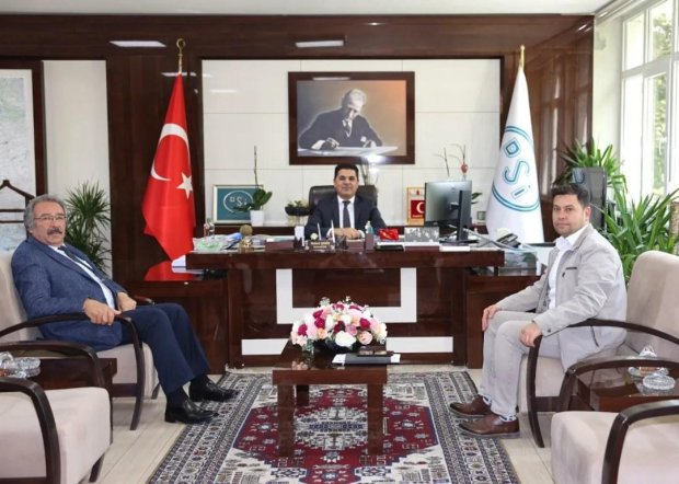Belediye Başkanımız DSİ Kayseri Bölge Müdürü Sn. Rahmi Şahin'i Makamında Ziyaret Etti