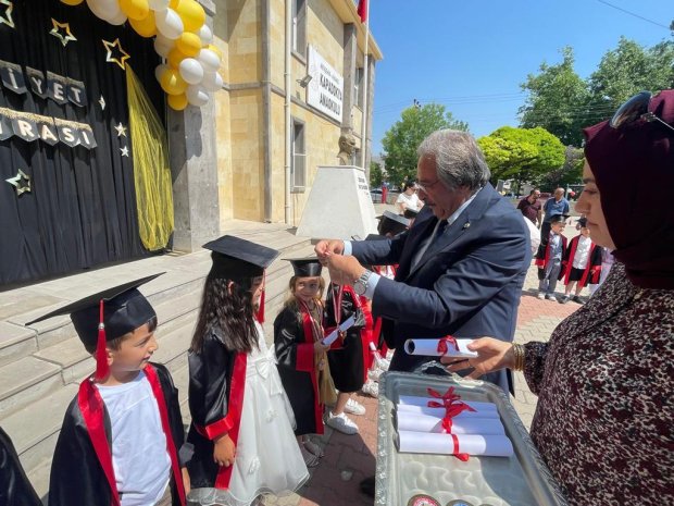 Belediye Başkanımız Sayın Mustafa Kenan Sarıtaş Kapadokya Anaokulu’nun yıl sonu mezuniyet törenine katıldı.