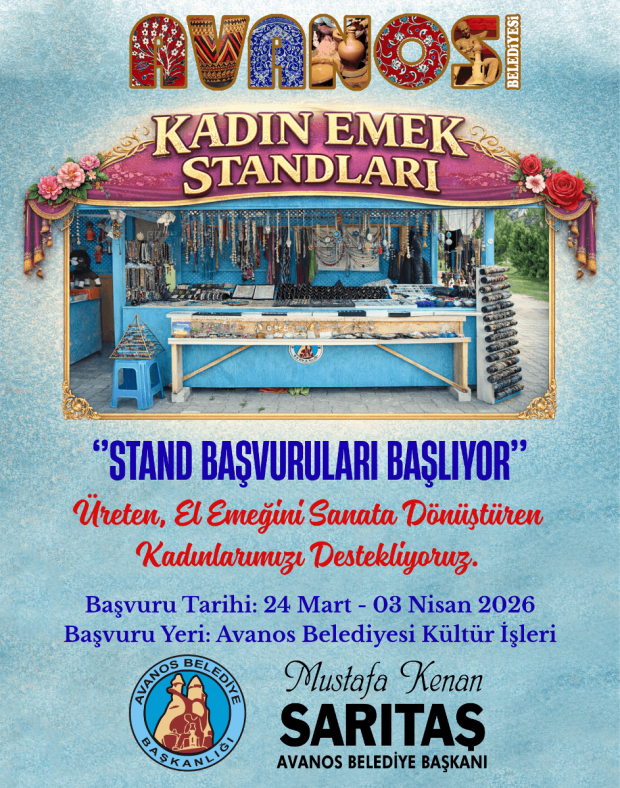 "KADIN EMEK STANTLARI" BAŞVURULARI BAŞLIYOR