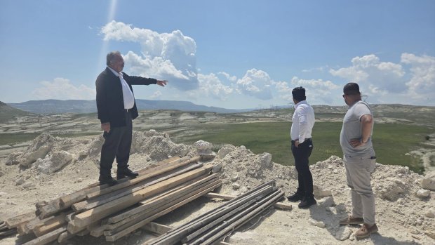 1800 TONLUK YENİ İÇME SUYU DEPOMUZUN İNŞAAT ÇALIŞMALARI SON HIZ DEVAM EDİYOR