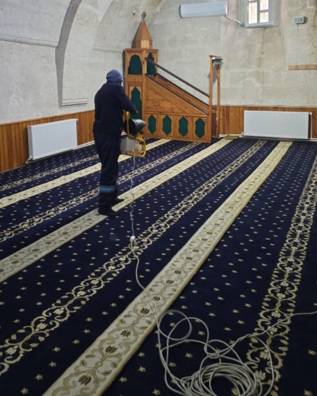 Ramazan Ayı Öncesinde Camilerimizde Kapsamlı Temizlik Çalışması Yapıldı