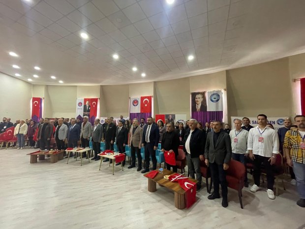 Belediye Başkanımız Sayın Mustafa Kenan Sarıtaş, Türk Sağlık-Sen Türkiye Sağlık ve Sosyal Hizmetleri Kamu Görevlileri Sendikası Nevşehir Şube Başkanlığı’nın 8. Olağan Genel Kuruluna katıldı.
