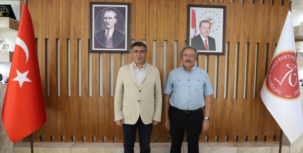 Belediye Başkanımız Sayın Mustafa Kenan Sarıtaş, Nevşehir Hacı Bektaş Veli Üniversitesi Rektörü Sayın Prof. Dr. Semih Aktekin’i ziyaret etti.