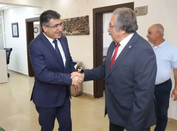 Nevşehir Hacı Bektaş Veli Üniversitesi Rektörü Prof. Dr. Semih Aktekin, Belediye Başkanımızı ziyaret etti.