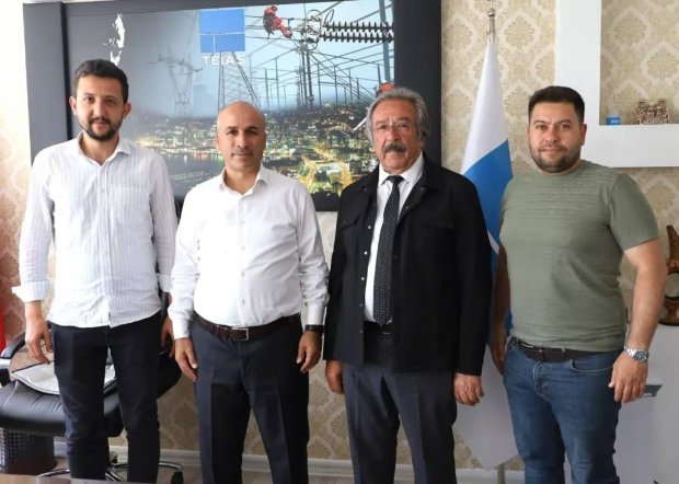 Belediye Başkanımız, TEİAŞ Kayseri Bölge Müdürü Sn. İhsan Kılıçoğlu'nu makamında ziyaret etti.