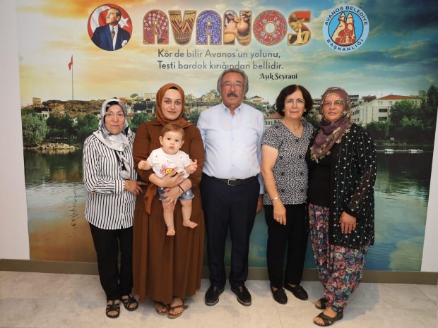 MHP Kadın Kolları Heyeti Belediye Başkanımızı Makamında Ziyaret Etti