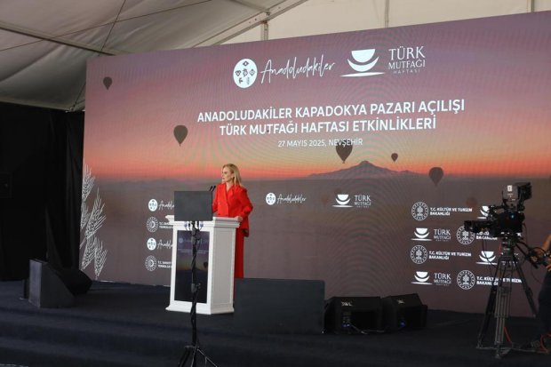 Cumhurbaşkanımız Sayın Recep Tayyip Erdoğan'ın eşi Sayın Emine Erdoğan Hanımefendi ilimize gelerek "Anadoludakiler Kapadokya Pazarı Açılışı ve Türk Mutfağı Haftası Etkinlikleri"ne katıldı.