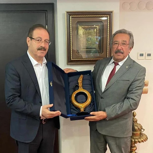 Belediye Başkanımız, Türkiye Esnaf ve Sanatkarlar Kredi ve Kefalet Kooperatifleri Birlikleri Merkezinde Ziyaretlerde Bulundu