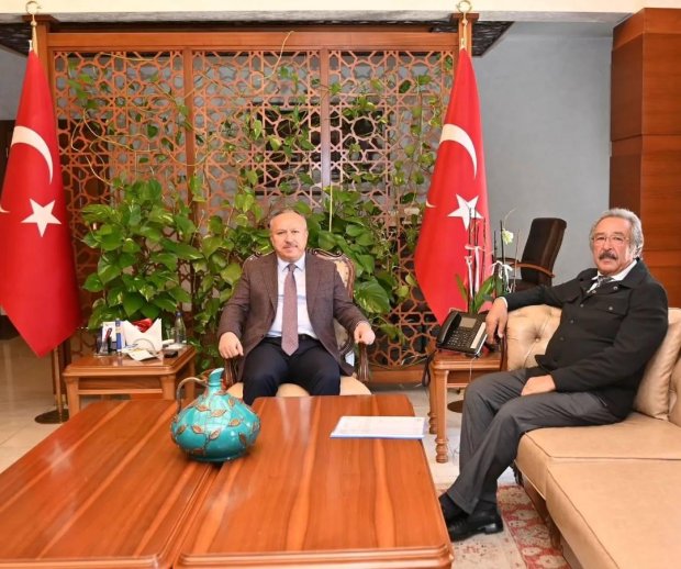 Belediye Başkanımız, Nevşehir Valisi Sn. Ali Fidan'ı makamında ziyaret etti.