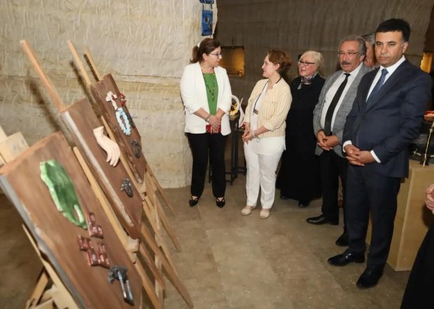 Nevşehir Hacı Bektaş Veli Üniversitesi Güzel Sanatlar Fakültesinin Mezuniyet Sergisi Açılışı Yapıldı