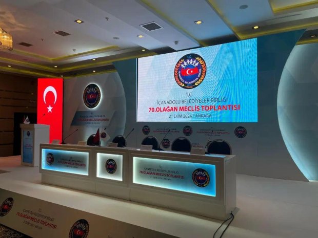Belediye Başkanımız Mustafa Kenan Sarıtaş, İç Anadolu Belediyeler Birliği’nin Ankara’da gerçekleştirilen 70. Olağan Meclis Toplantısı’na katılım sağladı.