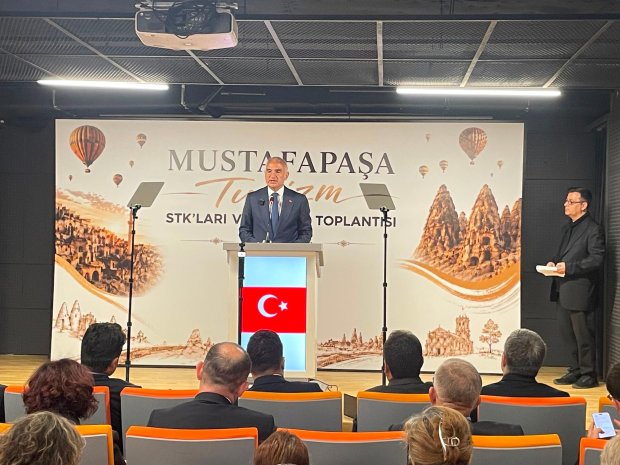 KÜLTÜR VE TURİZM BAKANIMIZ SAYIN MEHMET NURİ ERSOY MUSTAFAPAŞA’DA ZİYARET VE TEMASLARDA BULUNDU