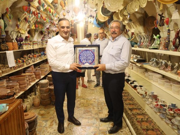 Kültür ve Turizm Bakanlığı Kütüphaneler ve Yayımlar Genel Müdürü Taner Beyoğlu, Belediye Başkanımız Mustafa Kenan Sarıtaş ile birlikte Eski Avanos Lisesinde incelemelerde bulundu.