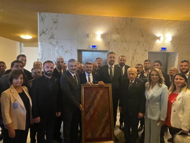 Belediye Başkanımız Sayın Mustafa Kenan Sarıtaş, Türkiye Büyük Millet Meclisi’nde gerçekleştirilen MHP Grup Toplantısı’na katılım sağladı.