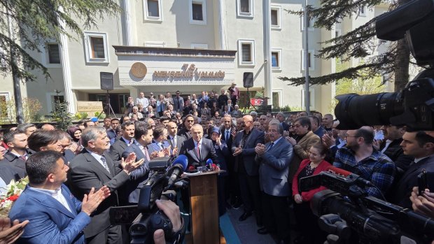 EMNİYET GENEL MÜDÜRLÜĞÜ GÖREVİNE ATANAN NEVŞEHİR VALİMİZ SAYIN ALİ FİDAN İÇİN UĞURLAMA PROGRAMI DÜZENLENDİ