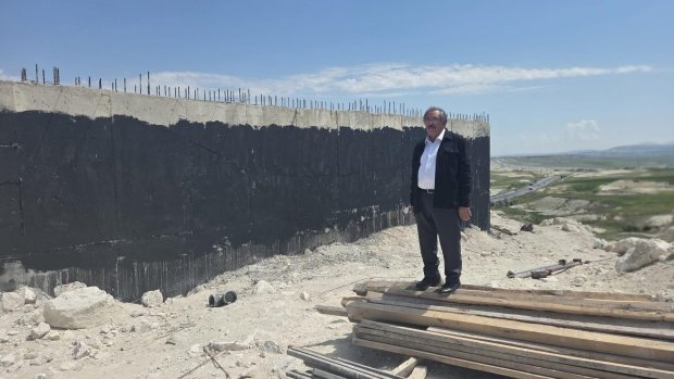 1800 TONLUK YENİ İÇME SUYU DEPOMUZUN İNŞAAT ÇALIŞMALARI SON HIZ DEVAM EDİYOR