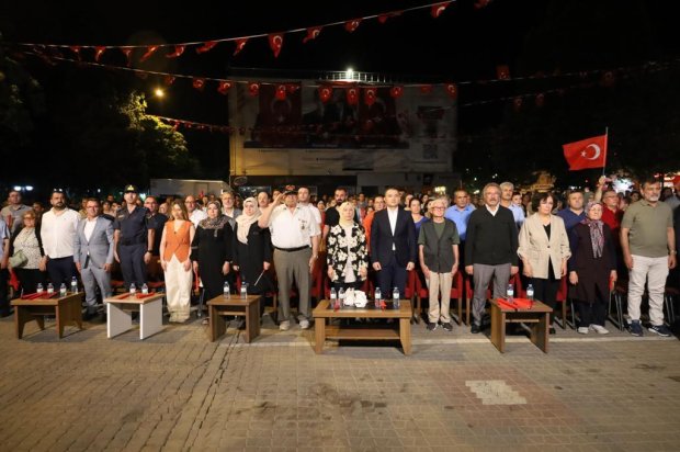 15 Temmuz Demokrasi ve Millî Birlik Günü, ilçemizde büyük bir coşku ve anlam yüklü bir programla anıldı.