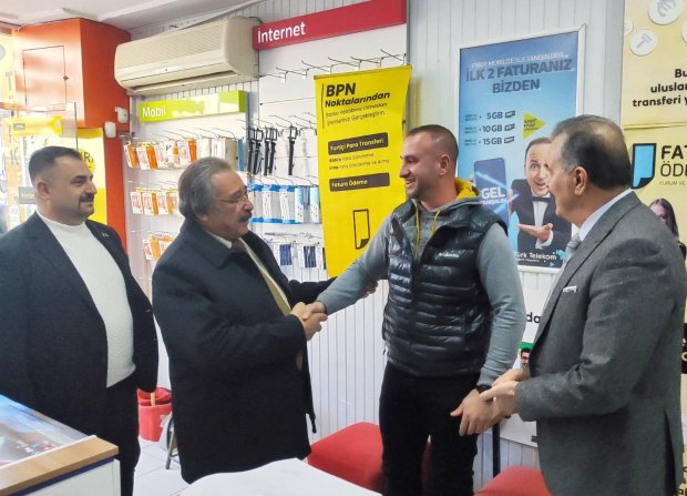 MHP İl Yönetimi ile Esnaf Ziyareti.