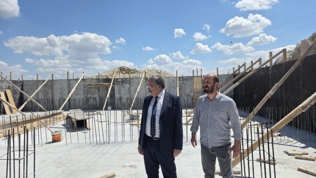 1800 TON KAPASİTELİ YENİ SU DEPOMUZUN İNŞAATI HIZLA DEVAM EDİYOR