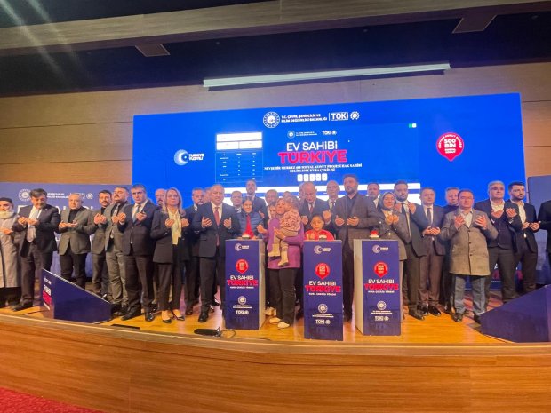 AVANOS 189 TOKİ SOSYAL KONUT KURA ÇEKİMİ YOĞUN KATILIMLA GERÇEKLEŞTİRİLDİ