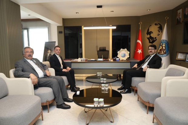 ÜRGÜP KAYMAKAMI SAYIN ÖMER COŞKUN, BELEDİYE BAŞKANIMIZ SAYIN MUSTAFA KENAN SARITAŞ’I ZİYARET ETTİ