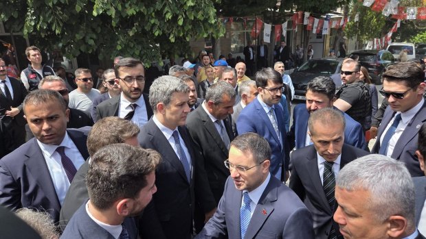 ADALET BAKANIMIZ SAYIN AKIN GÜRLEK MUSTAFAPAŞA’DA ZİYARET VE TEMASLARDA BULUNDU