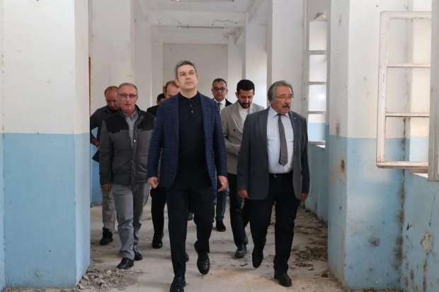Kapadokya Alan Başkanımız Sayın Cem Aslanbay, Teknik Başkan Yardımcısı Sayın Lütfü Bilgin ve İdari Başkan Yardımcısı Sayın Dr. Hasan Şanlı, Belediye Başkanımız Sayın Mustafa Kenan Sarıtaş’a ziyarette bulundu.