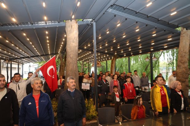 MİLLİ MAÇ HEYECANINI HEMŞEHRİLERİMİZLE BİRLİKTE YAŞADIK